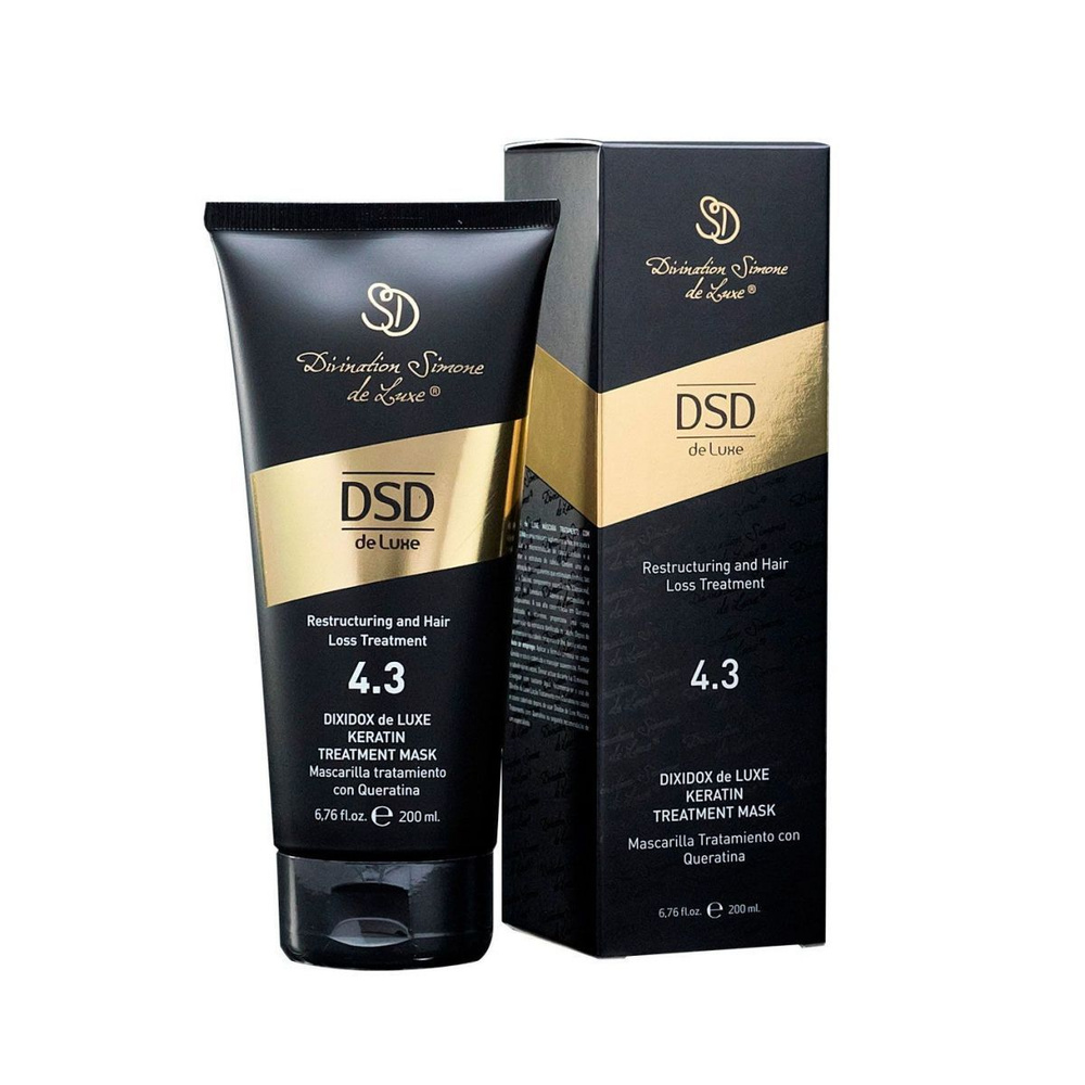 DsD de Luxe - 4.3 Keratin Treatment Mask - Восстанавливающая маска с кератином, 200 мл  #1