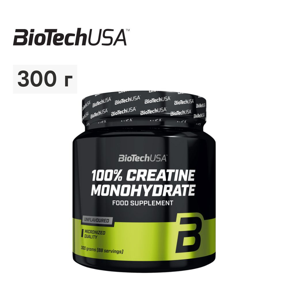 Креатин моногидрат BiotechUSA 100% Creatine Monohydrate 300 г #1