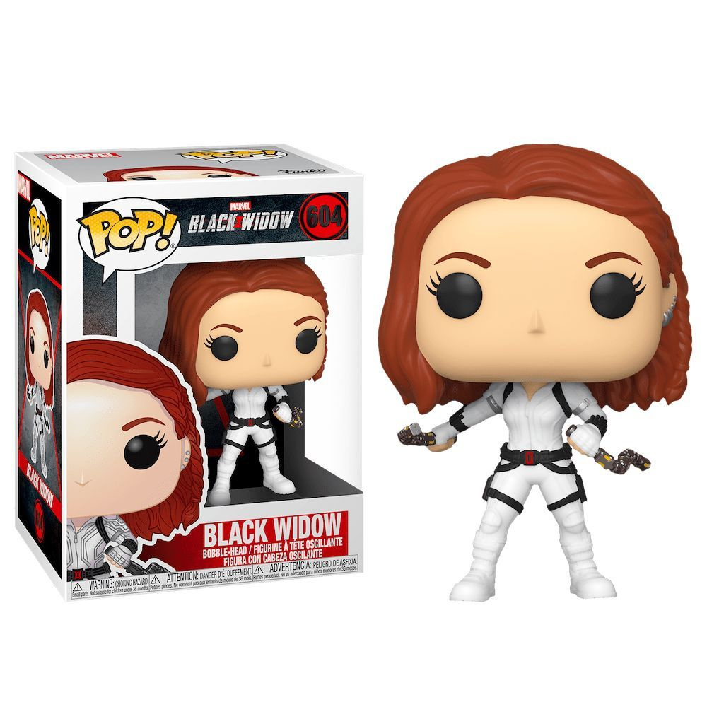 Фигурка Funko Pop! Marvel: Black Widow in White Suit (Фанко Поп Чёрная Вдова в белом из фильма Чёрная #1