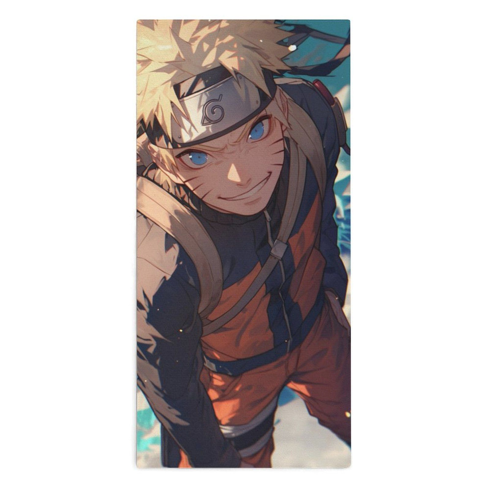 Naruto Полотенце для лица, рук, Микроволокно, 30x70 см, разноцветный, 1 шт.  #1