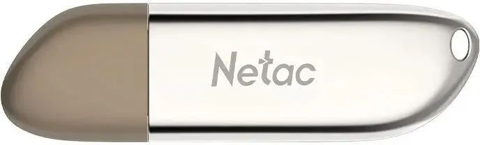 Флешка USB NETAC U352 64ГБ, USB2.0, серебристый nt03u352n-064g-20pn #1