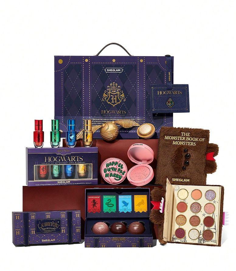 Harry Potter™ X SHEGLAM Full Collection Set Valentine's Day Decor Love Gift Winter Y2K Makeup Party Beach Travel Holiday S Camping Outdoors Present Rose Fashion Girl New Year Cosmetic Cosplay Best Trip Festivals Color Fancy Campus School Charm Vibe Cny Gr main image 0