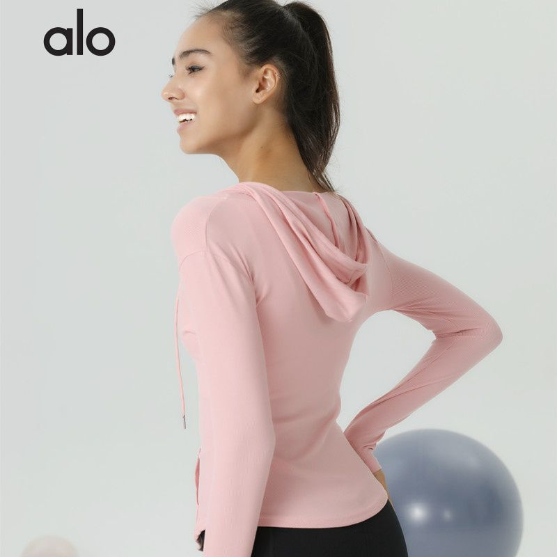 Худи Alo Yoga Толстовка с капюшоном, длинными рукавами, дышащая и мягкая, подходит для занятий спортом #1