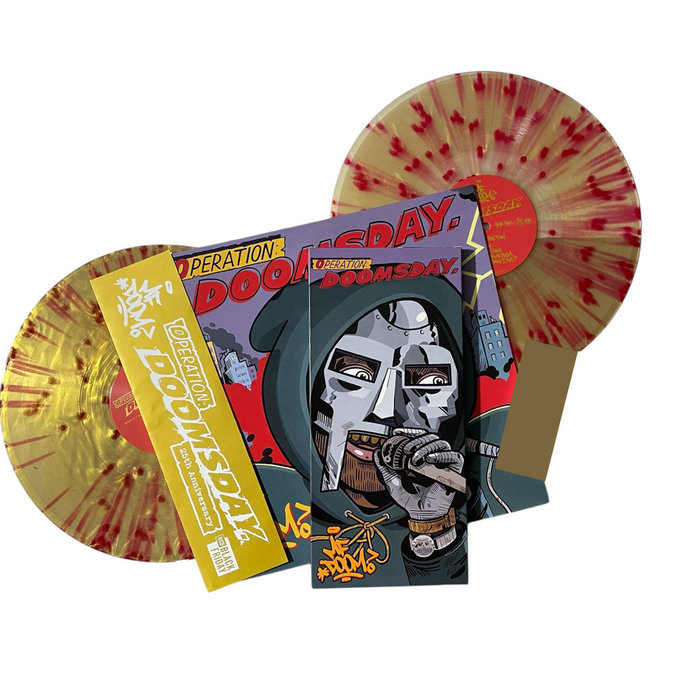 MF Doom - Operation: Doomsday (5000шт в мире Red and Gold Splatter