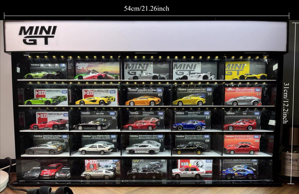 mini gt витрина для коллекции футляр mini gt 1/64 Можно разместить