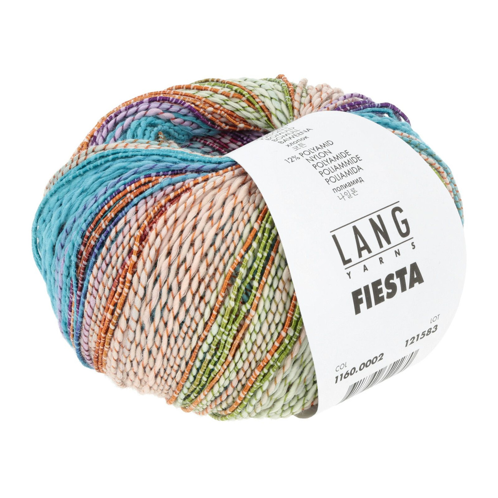 Пряжа для вязания Lang Yarns Fiesta (1160.0002) 1 моток 50 г/140 м