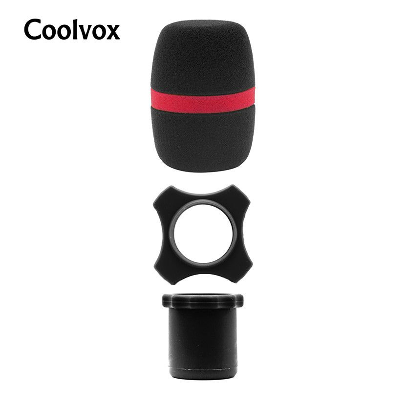 coolvox Аксессуар для микрофона концертный Высокоплотный губка с цветным кольцом, губчатый чехол, экологически #1