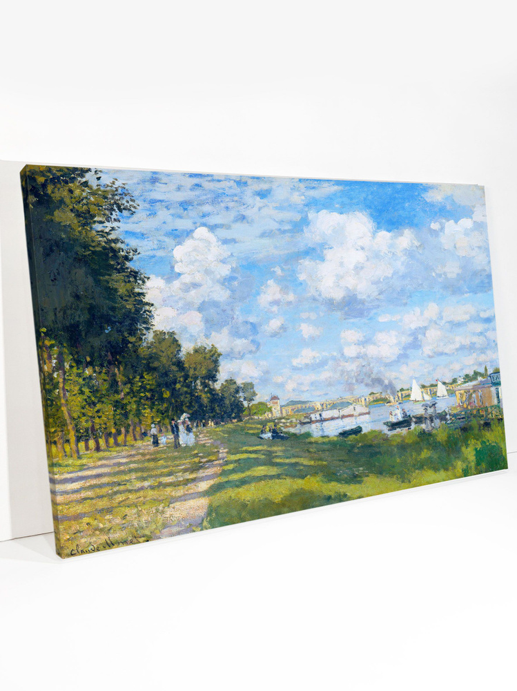 Картина "Клод Моне / Бассейн в Аржантёе / Репродукция / Импрессионизм" 40x60 см #1