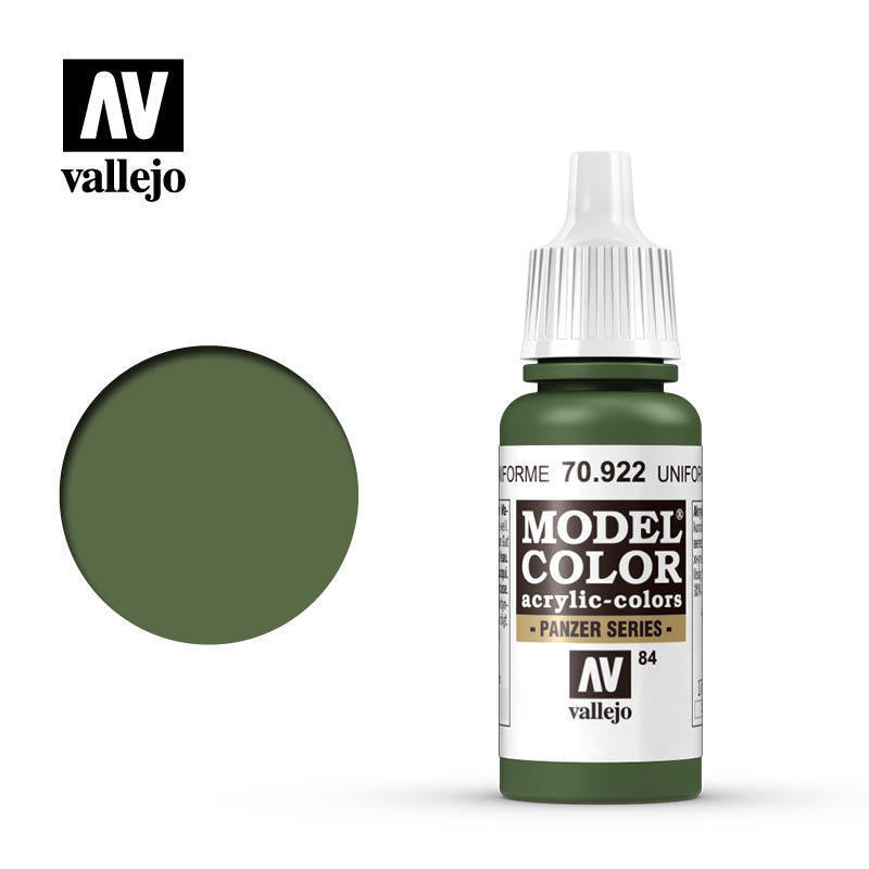 Акриловая краска Vallejo Model Color - Uniform Green 17 мл. #1