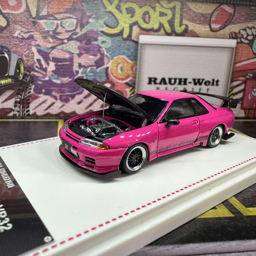 Top Secret R32 Blue FH 1:64 Nissan SKYLINE GTR R32 Top Secret Легковая модель автомобиля ...