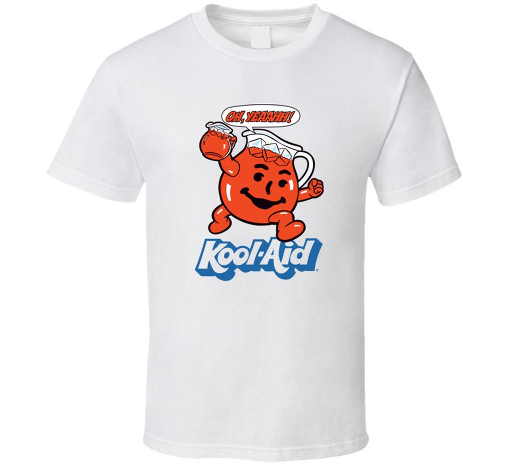 Футболка Футболка Kool Aid Man  Kool Aid  Soft Drink  Cartoon  Funny  Oh  Yeaaa 1 шт #1