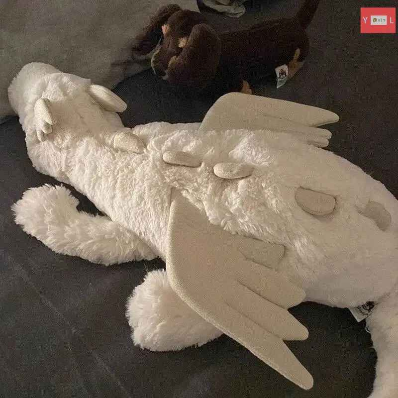 60 см домашний интерьер, подушка, кукла, плюшевый маленький летающий дракон  #1