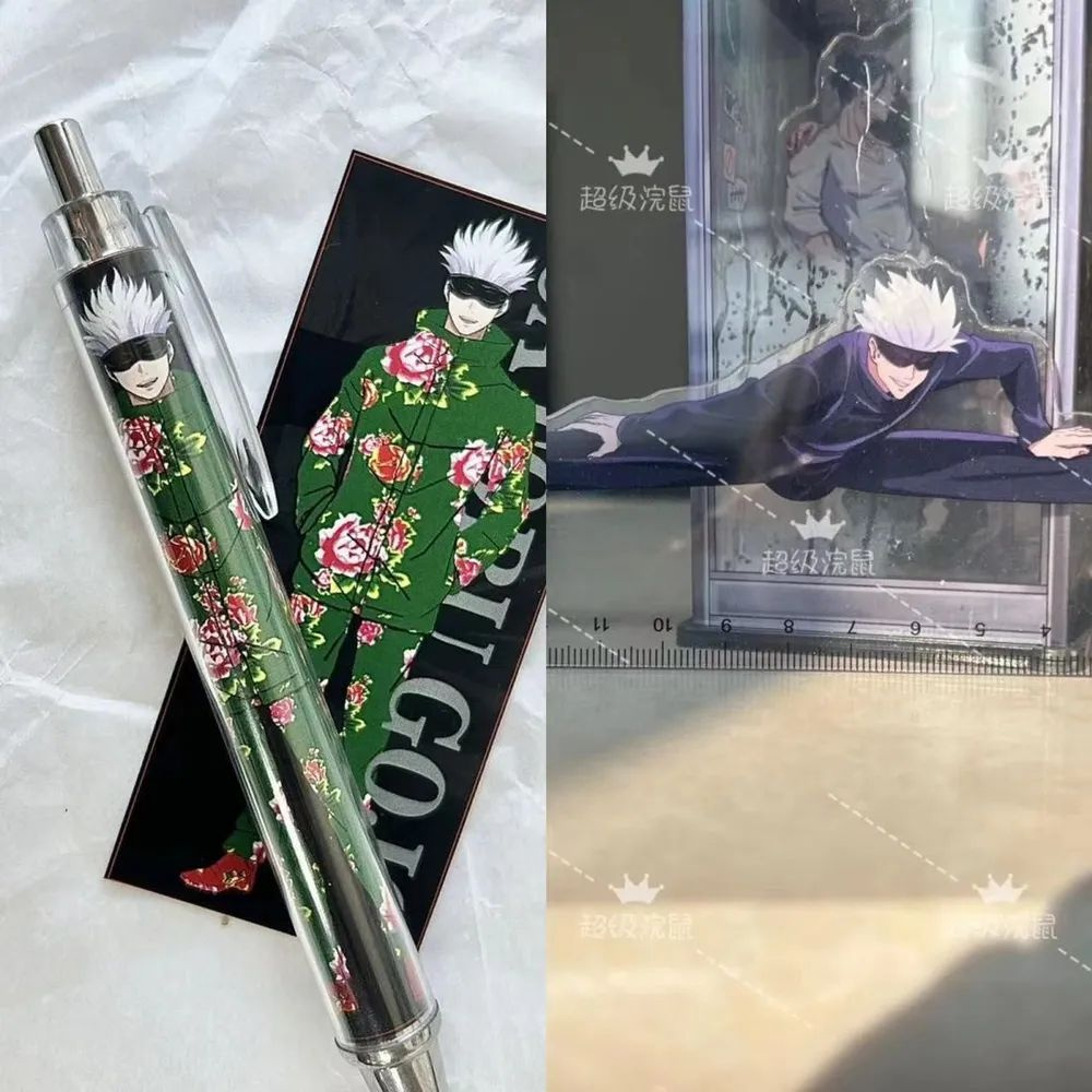 линейка годжо/gojo ruler шариковая ручка канцелярские товары 1 шт ...