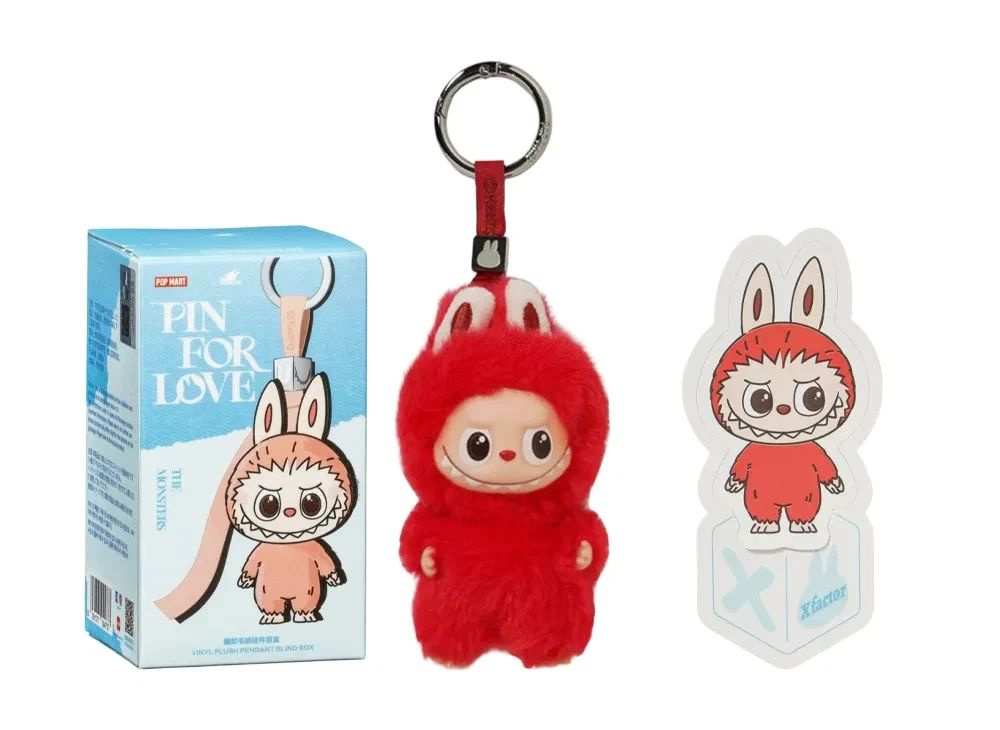 Labubu Pin For Love (X) Pop Mart Лабубу брелок-игрушка оригинал 1