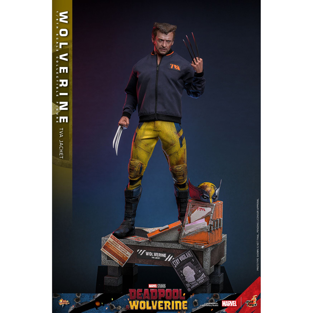 Фигурка Hot Toys Deadpool & Wolverine Wolverine TVA Jacket MMS756