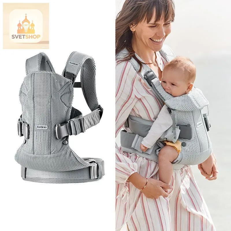 Слинг-эргорюкзак BabyBjorn One Air 3D Mesh для переноски ребенка с рождения и до 3 лет, 3 положения, #1