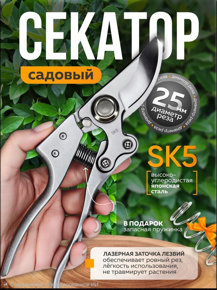 Секатор садовый профессиональный для дачи #1