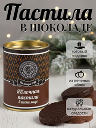Яблочная пастила в шоколаде 100 гр. (тубус) Знаковые товары региона