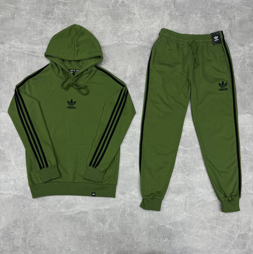 Adidas tracksuit sale army green