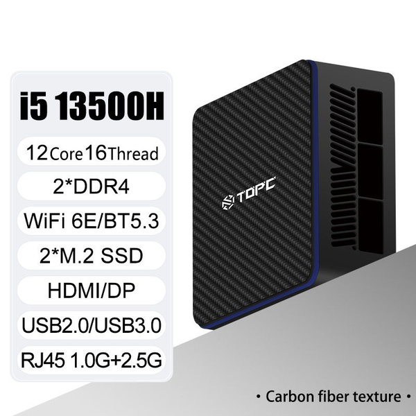 Мини-ПК (Intel Core i5-13500H, RAM 32 ГБ, SSD 500 ГБ, Intel Iris