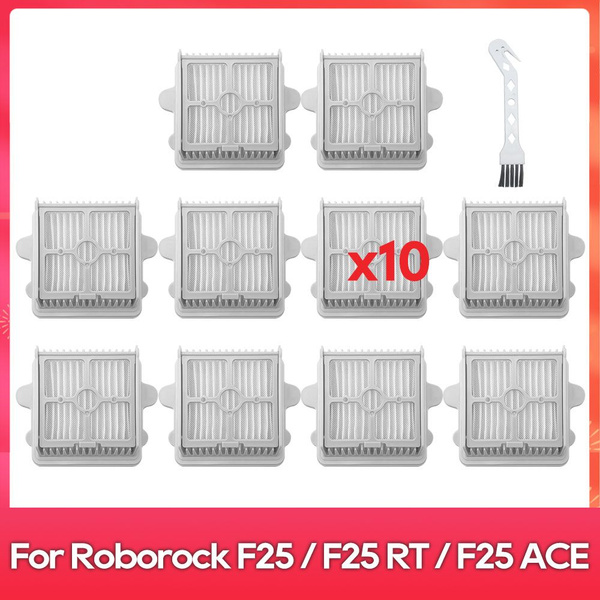 Kit Ricambi Per Roborock F25 - 2 Spazzole Rullo, 4 Filtri HEPA, 1