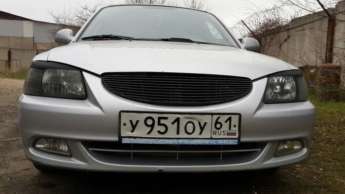 Замена габарита или как снять фару. - Hyundai Accent (3G), 1,4 л, 2008 года элек