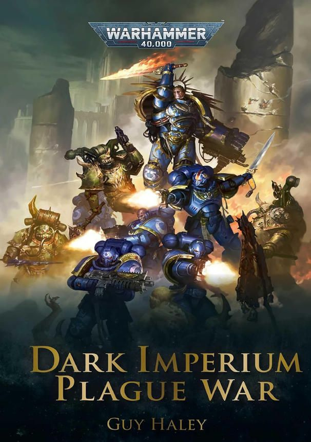 Официальный роман вселенной Warhammer 40000 «Dark Imperium: Plague War» от Гая Хейли в мягкой обложке. Первая книга цикла «Тёмная Империя», открывающая масштабную войну с чумными легионами Нургла. Примарх Робаут Гиллиман во главе Ультрамаринов противостоит Мортариону и его заражённым космическим десантникам. Автор детально описывает космические сражения, осаду планет, эффекты чумной порчи и внутренние конфликты Империума Человечества. Мрачная эпическая атмосфера, проработанные персонажи и батальные сцены делают книгу обязательной для фанатов настольной игры Warhammer 40k и любителей тёмной военной фантастики.
