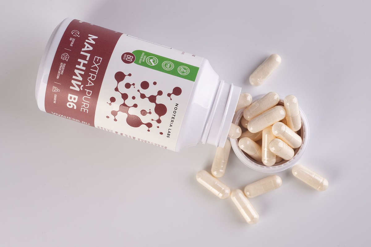 Магний B6 400 мг Хелат Бисглицинат EXTRA PURE Nooteria Labs БАД ...