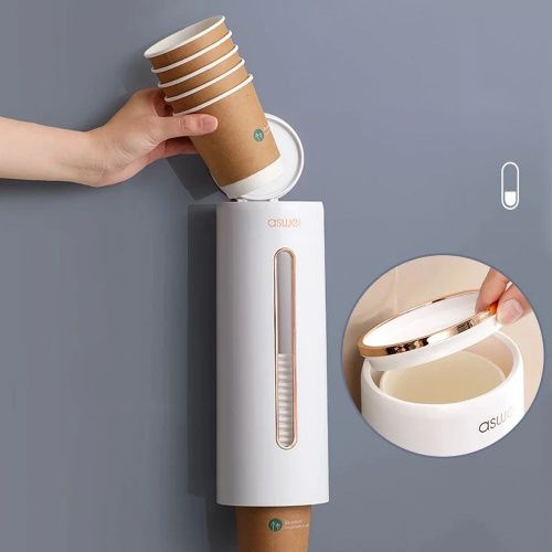 Держатель для стаканов для кулера, Диспенсер для одноразовых бумажных ...