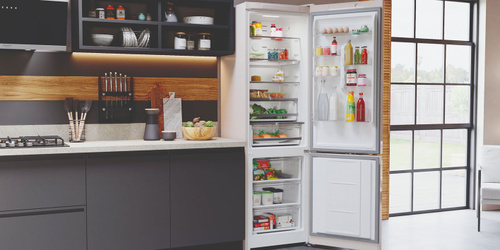 Двухкамерный холодильник Hotpoint HT 8201I AB O3, 310 л, No Frost