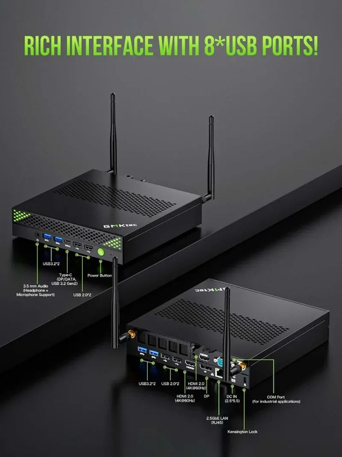 GMKtec Мини-ПК GMKtec NucBox K10 i9-13900HK мини ПК (Intel Core i9