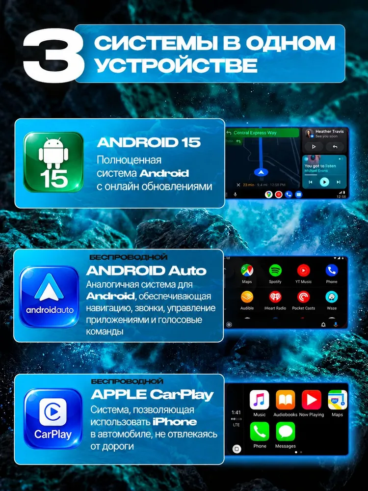 Carlinkit Tbox Ultra 2 в 1 Сarplay box Android auto бокс Aibox Ultra 8 128, вариант, фото 2