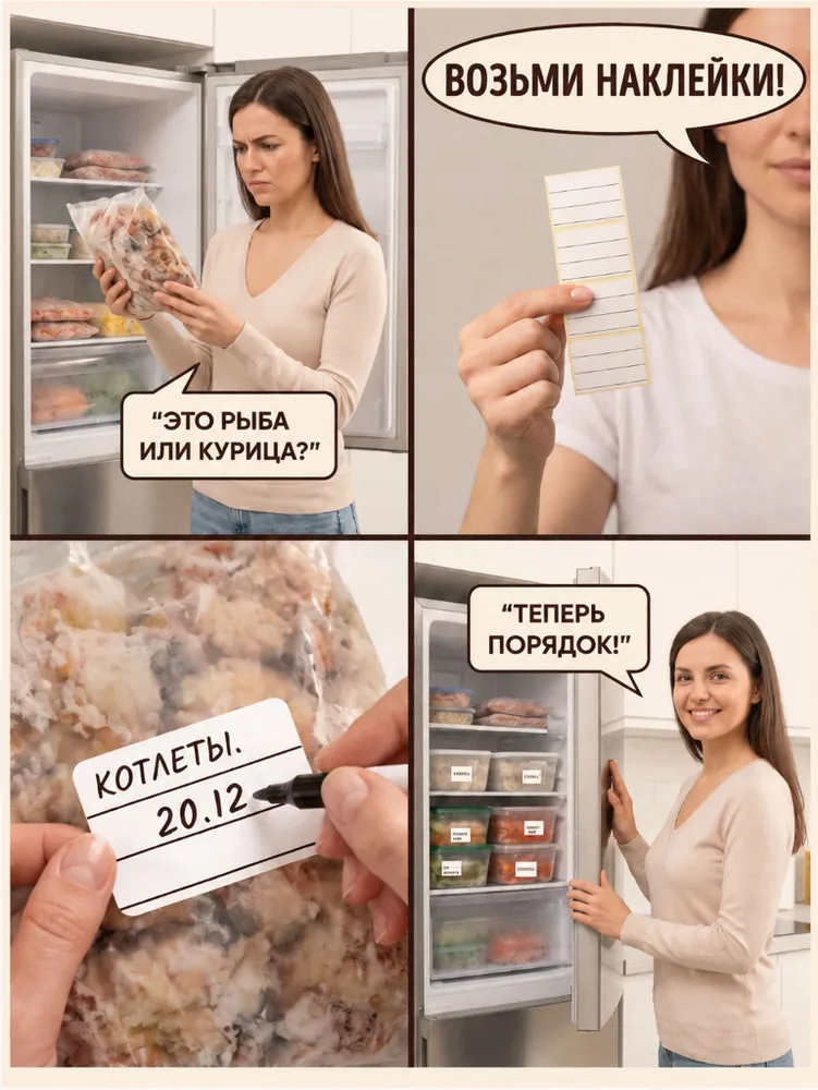 Наклейки на банки для заготовок, рассады и специй, для подписи и маркировки, вариант, фото 5