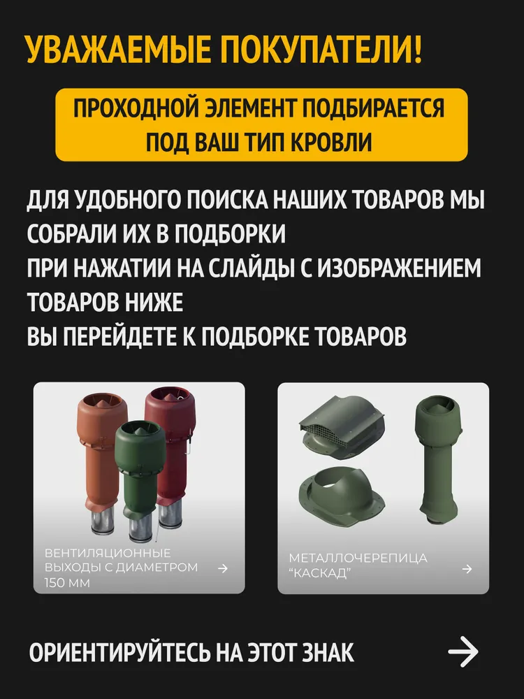 Вентиляционный выход (труба) для кухонной вытяжки с утеплителем TP-85.125 (Серый) на крышу RAL 7015, 7024 Татполимер, серый, фото 3