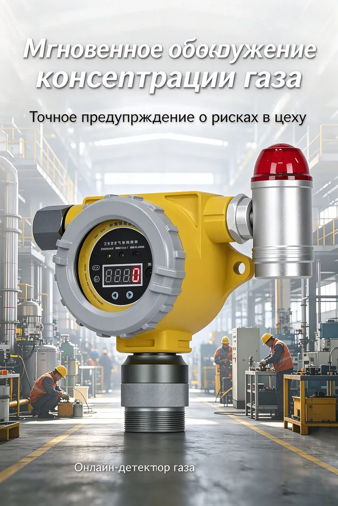 Онлайн-детектор горючих газов, вариант