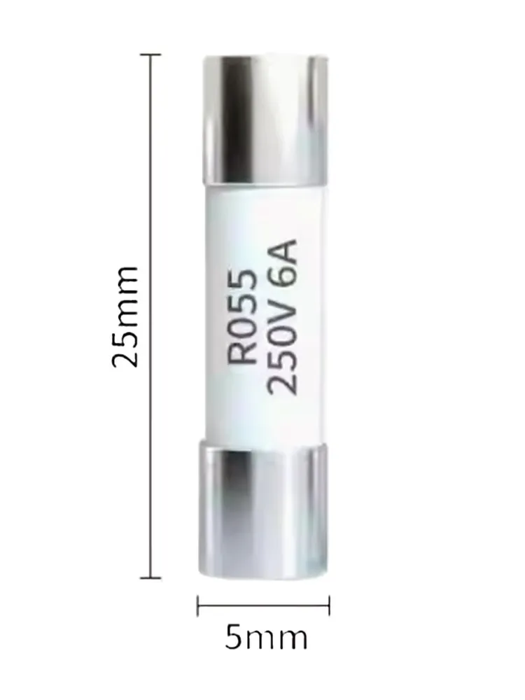 Предохранитель R055, 5x25 мм, 250 В, 5 А, 10 шт., 5x25 мм, 10 шт, фото 2