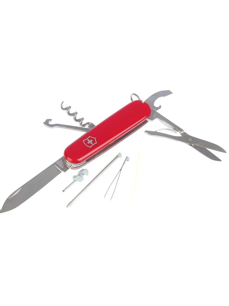 Нож перочинный VICTORINOX Compact 1.3405, 91 мм, 15 функций, красный, красный, фото 4