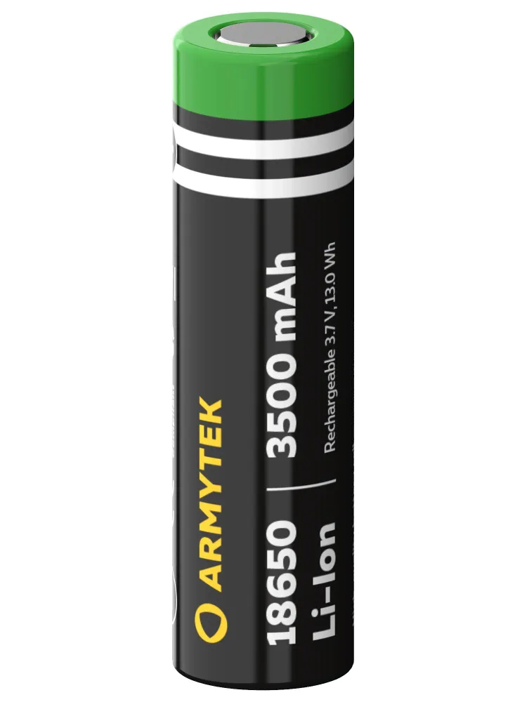 Аккумулятор ARMYTEK Армитек НЕЗАЩИЩЕННЫЙ 18650 LI-ION-Developed by Canada- A03202, вариант, фото 5