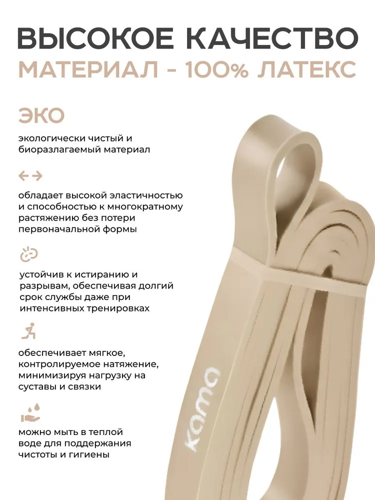 Резинка для фитнеса, жгут, ленточный эспандер, 13-23 кг, 1323 кг, фото 2