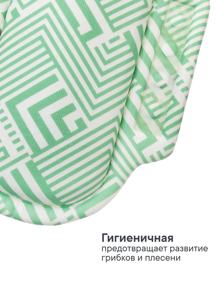 Подушка в ванную под голову "Спа" 25х37 см / подголовник для ванны с присосками, 25x37 см, фото 6