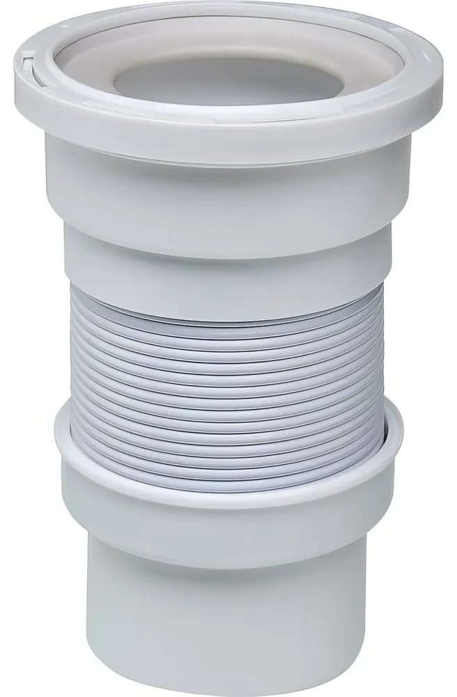 Труба для унитаза VIRPLAST гофрированная, армированная, D110 мм, L190-330 мм 70984968, вариант, фото 2