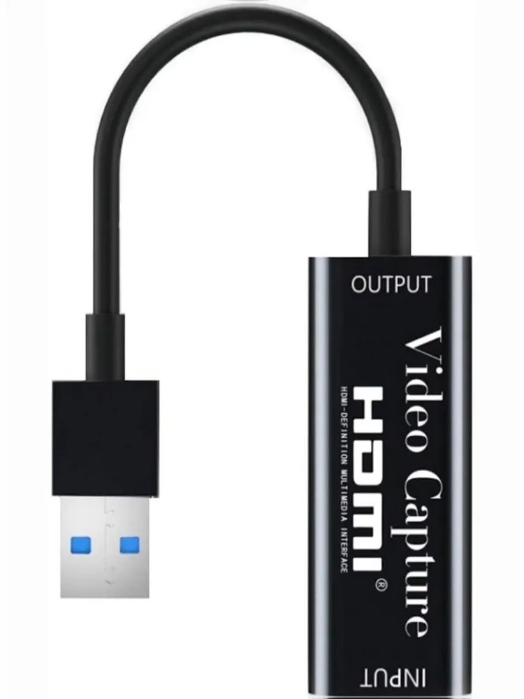 Адаптер видеозахвата HDMI - USB 3.0 1080P с кабелем 14 см, вариант, фото 4