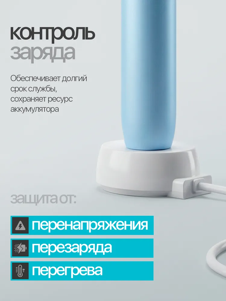 Зарядное устройство для зубной щетки Braun Oral-B Орбита OT-HBT01 (220В, 1м), 1 м, фото 4