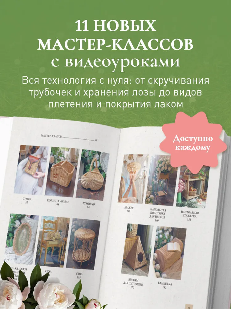 Плети как дизайнер. От абажура до стола из бумажной лозы. Полное практическое руководство для начинающих и увлеченных | Майорова Полина Вадимовна, вариант, фото 2