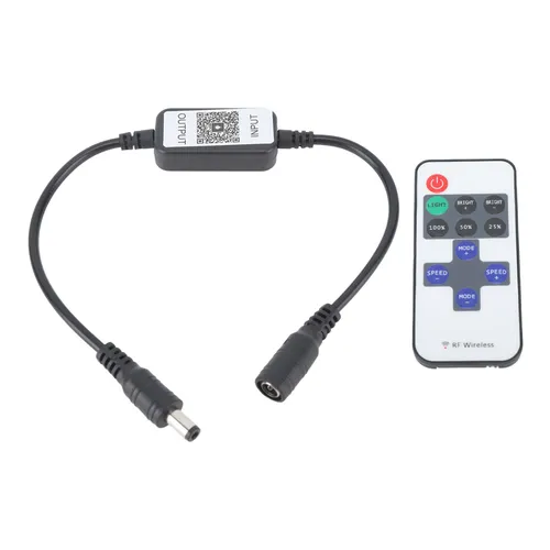 Беспроводной контроллер диммера LED с Bluetooth и пультом ДУ 433 МГц для регулировки яркости и цвета