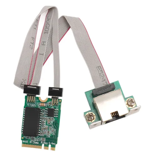 Сетевой адаптер Gigabit Ethernet M.2 A+E, чип I210AT, RJ45, для серверов и промышленных ПК