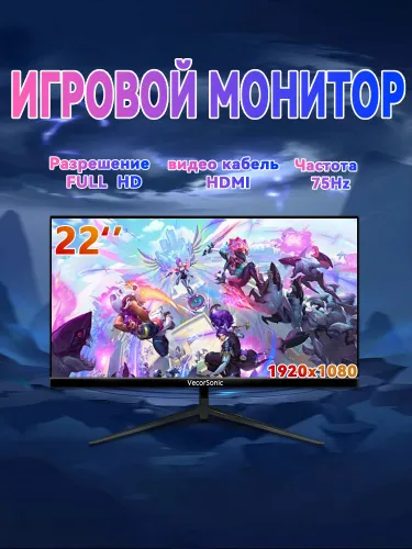 VecorSonic 22" Монитор, черный