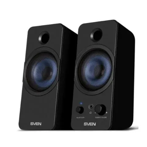 Колонки для компьютера SVEN Bluetooth 20кГц, 6Вт черный SV-016296