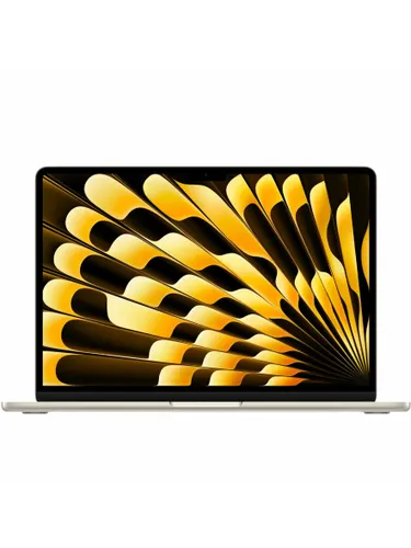 Apple Ноутбук Apple MacBook Air 13 M4, 16/512GB, Starlight Ноутбук 13.6", Apple M4 (10C CPU, 10C GPU), RAM 16 ГБ 512 ГБ, MacOS, золотой