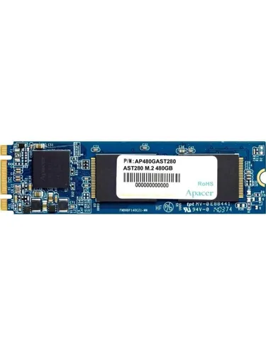 Apacer 480 ГБ Внутренний SSD-диск Apacer AP480GAST280-1 Накопитель SSD AST280, 480Gb, M.2 2280, SATA